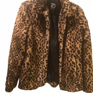 **sale**Dollhouse cheetah print coat